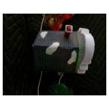 Vintage Ceramic Christmas Town Set of 4