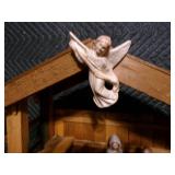 Large Scale 1985 Nativity Scene with Manger.  Collectors Edition.