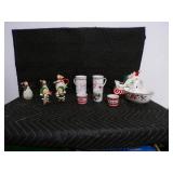 Lot of 12 Christmas Matching Vintage Items