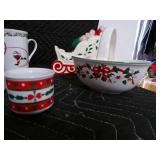 Lot of 12 Christmas Matching Vintage Items