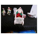 Lot of 12 Christmas Matching Vintage Items