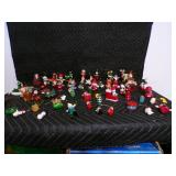 Lot of 66 Christmas Tree - Wooden Decorations