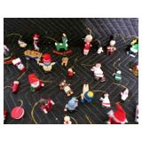 Lot of 66 Christmas Tree - Wooden Decorations