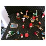 Lot of 66 Christmas Tree - Wooden Decorations