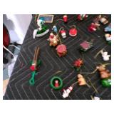 Lot of 66 Christmas Tree - Wooden Decorations