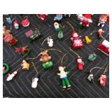 Lot of 66 Christmas Tree - Wooden Decorations