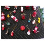 Lot of 66 Christmas Tree - Wooden Decorations