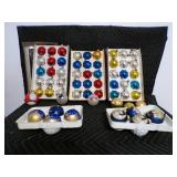 Lot of 59 Christmas Tree Decorations - Glass Bulb Collection