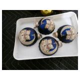 Lot of 59 Christmas Tree Decorations - Glass Bulb Collection