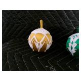 Lot of 7 Vintage Collector Hand Crocheted Christmas Ornaments