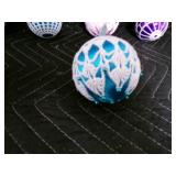 Lot of 7 Vintage Collector Hand Crocheted Christmas Ornaments