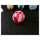 Lot of 7 Vintage Collector Hand Crocheted Christmas Ornaments