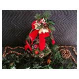 Christmas Basket & a Whole Lot of Garland