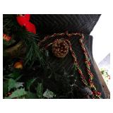 Christmas Basket & a Whole Lot of Garland