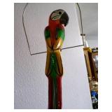 Large 27" Long 13" Wide Parrot Very Colorful