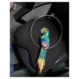 Medium 16" Long 7" Wide Parrot - Heavy Ceramic