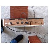 Vintage RCA AM/FM Radio W/Speakers & Turntable