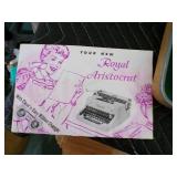 Vintage Royal Aristrocrat Portable Typewriter