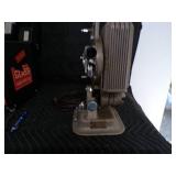 Lot of 3 Antique 16mm Projectors With Nice Screen & Lots of Antique Movies