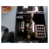 Lot of 3 Antique 16mm Projectors With Nice Screen & Lots of Antique Movies