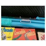 Lot of 3 Antique 16mm Projectors With Nice Screen & Lots of Antique Movies