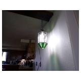 Antique Stain Glass Hanging Lamp