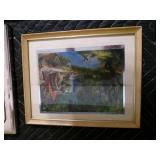 Lot of 9 Vintage Framed Artist Wall Pictures