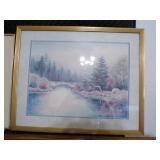 Lot of 6 Vintage Framed Artist Wall Pictures