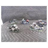 Lot of 5 Motorcycle Mantel Pieces