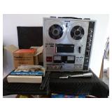 Vintage Sony Stereo Tapecorder With Extras