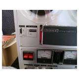 Vintage Sony Stereo Tapecorder With Extras