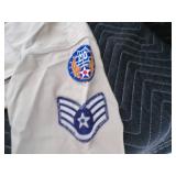 2 Vintage Military Uniforms w/Patches
