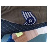 2 Vintage Military Uniforms w/Patches