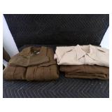 2 Vintage Military Uniforms w/Patches