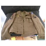 2 Vintage Military Uniforms w/Patches