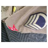 2 Vintage Military Uniforms w/Patches