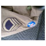 2 Vintage Military Uniforms w/Patches