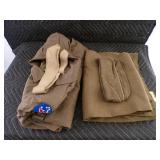 2 Vintage Military Uniforms w/Patches