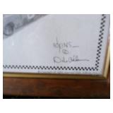 Framed Dale Adkins Sketch