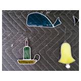 Lot of 23 Antique Stain Glass