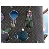 Lot of 23 Antique Stain Glass