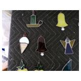 Lot of 23 Antique Stain Glass