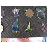 Lot of 23 Antique Stain Glass