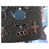 Lot of 23 Antique Stain Glass