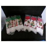 Lot of 6 Handmade Hanging Towels