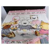 Fleece Bear, Duck, Bunny, Dog Baby Blanket