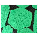 Handmade Weaved Christmas Green Placements