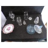 Lot of 6 Vintage Candy Nut Containers