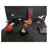 Lot of 7 Tabletop Decorations, Tea Candles and Games for your Coffee Table