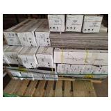 Pallet 38 boxes Dutton Wood ash Ceramic tile